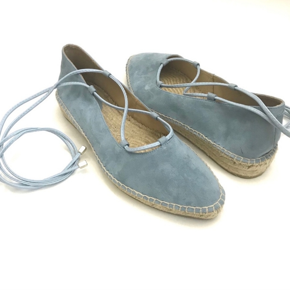 ROMENA Lace‎ Up Suede Espadrilles 39, US 8-8.5